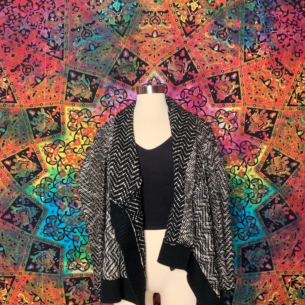 Black & White Cardigan
